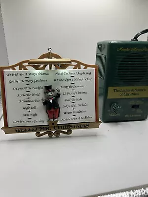 Hello Mr Christmas Maestro Mouse Presents The Lights Sounds Of Christmas Tested • $33