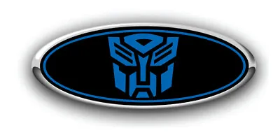 Ford F150 2006-2013 GRILLE Autobot Overlay Emblem Decal B/BLU • $9.99