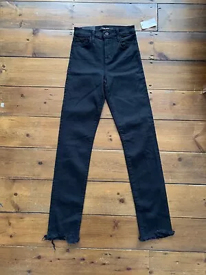 J Brand Maria Straight Jeans Size 24 Seriously Black Inseam 29 - NEW • $61.65