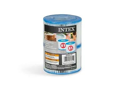 Twin Pack INTEX S1 Filter Cartridge  Pure Spa Hot Tub • £11