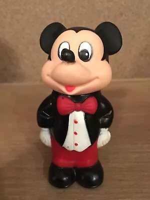 1986 Tootsie Toy MICKEY MOUSE PLASTIC TWIST TOP BUBBLE WAND TOY DISNEY • $6