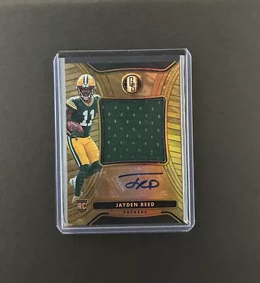 Jayden Reed 2023 Gold Standard RPA #/149 Rookie Patch Auto RC #ed Packers • $0.99