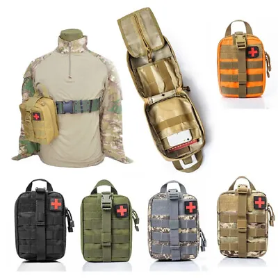 Tactical Survival Trauma Bag Medical Combat First Aid Emergency Kit Ifak Pouch • $18.99