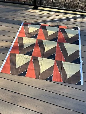 Vintage Vera Neumann Tablecloth/Fabric Geometric • $85