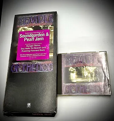 TEMPLE OF THE DOG Compact Disc W/ CARDBOARD LONG BOX Lollapalooza II TOUR (1991) • $69.99