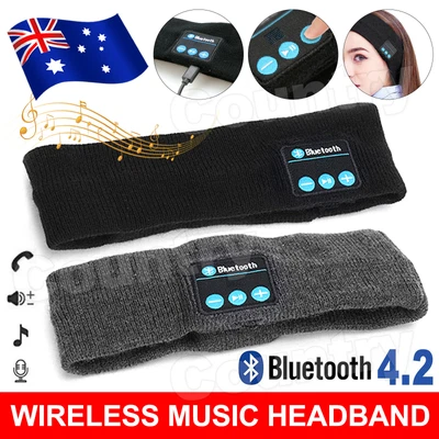 $8.45 • Buy Wireless Bluetooth Headband Earphone Stereo Sport Headphone Headset Sleep Sport