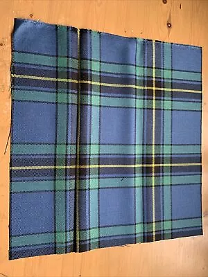 Murray Elibank Ancient Tartan Fabric Medium Weight 100% Wool 41.5cm X 39.5cm • £14.50