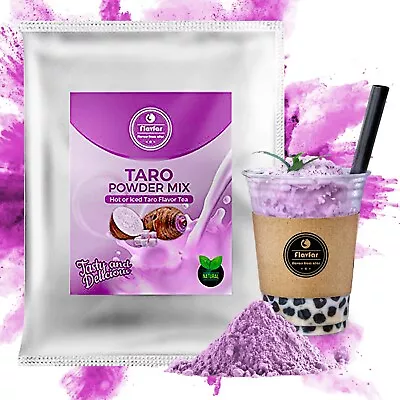 Flavfar Instant Taro Powder For Bubble Tea Or Smoothie - Less Sugar 2.2 Lbs • $29.95