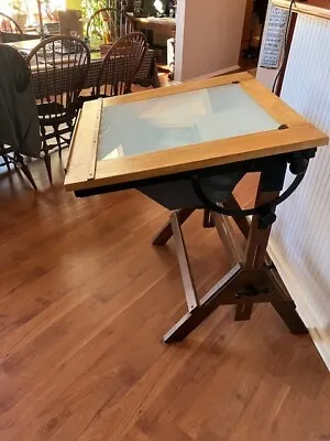 Vintage Hamilton Light Box Drafting Table • $2275