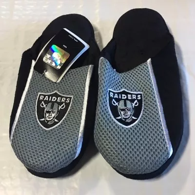 Raiders Youth Jersey Mesh SLIDE SLIPPERS New - FREE SHIPPING 16 • $17.99