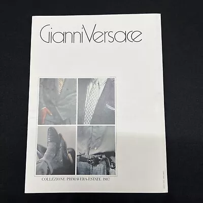 VINTAGE Gianni Versace Catalog Mens Spring Estate 1987 Fashion Catalogue N.12  • $69.13