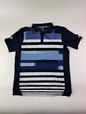 Oakley Hydrolix Polo Shirt Mens Size M Blue Golf Short Sleeve Pullover • $24.50