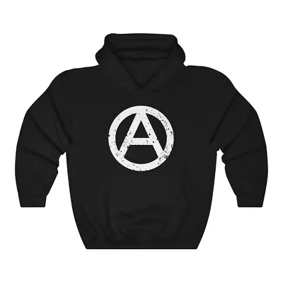 Anarchist Circle A Hoodie Unisex S-3X No Gods No Masters • $46.99