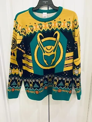 $29 • Buy Marvel Studios Loki Variant Men's XXXL 3XL Sweater Ugly Christmas Excellent Cond