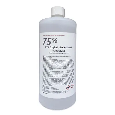 75% Ethyl Alcohol (Denat.) / Ethanol 1 Litre Refill Australian Made Antiseptic • $27.80