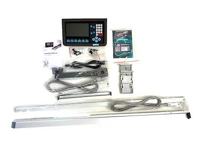 Digital Readout Kit For Lathe/ 2-Axis Fit 15 /14 /13 /12 X40 . 7  LCD Monitor. • $289