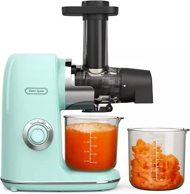 £116.99 • Buy Hazel Quinn Masticating Juicer/Slow Cold Press Juicer In Mint Green - NEW