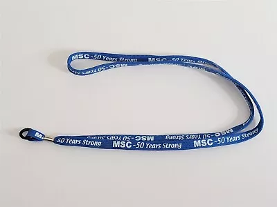 MSC 50 Years Strong Military Sealift Command Blue Lanyard ID Holder Military • $5.59