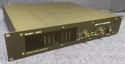Bittner BASIC 1200 Rack Mount Stereo Power Amplifier **FREE UK POSTAGE** • £150
