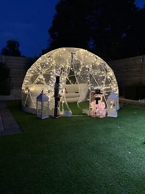 Garden Igloo Dome Tent 3.6m Waterproof  With Accessories • £700