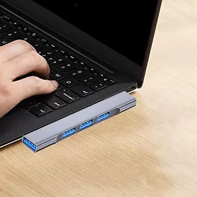 USB C Hub For Laptop Travel Mini Easy To Use Alloy Laptop Splitter 4 USB Ports • $9.19