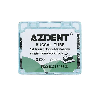 AZDENT Dental Ortho Braces Brackets Mini Roth.022 Hook 345/Arch Wire/Buccal Tube • $336.71