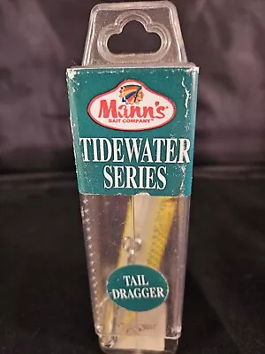 Mann's Tidewater Series Tail Dragger Topwater Fishing Lure. Croaker Holo. NOS • $12
