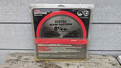 Sears/Craftsman 32152 Cross Cut Combination 100 Tooth Circular Saw Blade VINTAGE • $24.88