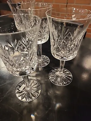 $37 • Buy Set Of 4 Waterford Crystal Kenmare Water Goblets 6.75  Excellent Condition