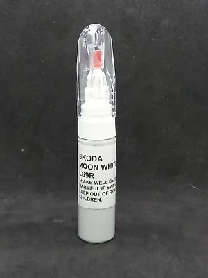 Skoda Moon White Ls9r Chip/ Scratch Paint Touch Up Pen/ Brush  • £6.95