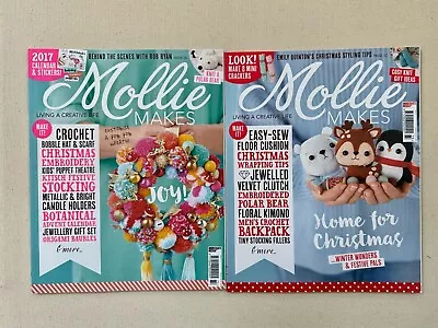 Lot Of 2 Mollie Makes Magazine Issues #72 & 73 • $19.95