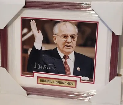 President Mikhail Gorbachev JSA COA SIGNED 8x10 AUTOGRAPHED Nobel Peace Prize • $399.99