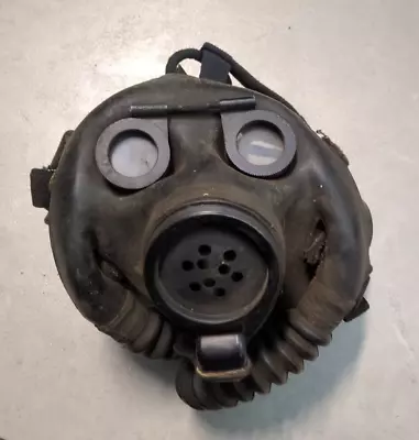 WWII MSA Military Surplus US Navy Diaphragm Optical Mark 1 Gas Mask & Filter MK1 • $160