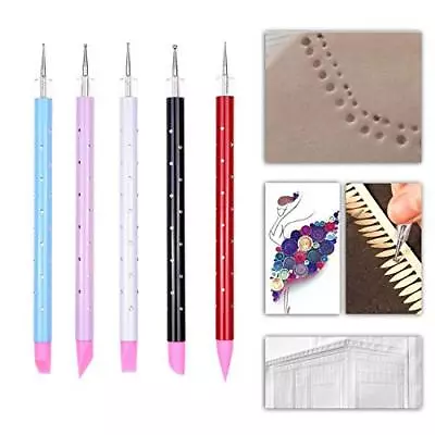 Nail Art Dotting Tools Silicone Dual Head UV Gel Pen Tools - Double Ended Nail • $12.40