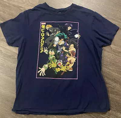 My Hero Academia T-Shirt Large Anime DEKU ASUI MOMO JIROU MINORU Manga Naruto • $13.50