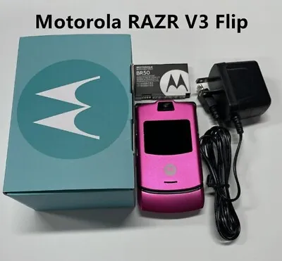 Motorola RAZR V3 Flip Bluetooth GSM 850 /900 /1800 /1900 Unlocked Mobile Phone • $25.60