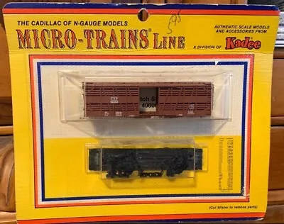 Micro-Trains N #35119 Texas & Pacific 40  Stock Car Blister Pack Kit NOS • $19.99