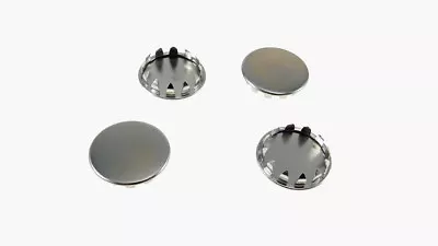 (4 PACK) 1-1/8  Nickel Plated Metal Hole Plugs For .031 -.125  Metal SP-1.125-NK • $11.74