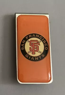 Vintage Orange San Francisco Giants Circle Logo Money Clip Stainless Clip Rare • $19.99