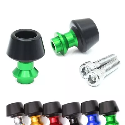 For Kawasaki ZRX1200/ R 01-09 08 07 06 Rear 10MM Paddock Stand Bobbins Green • £33.13