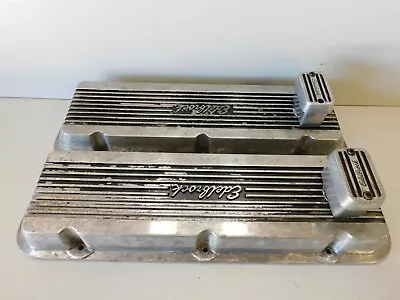 Edelbrock Chevrolet BBC 396 402 427 454 Aluminum Finned Short Valve Covers  • $129.50