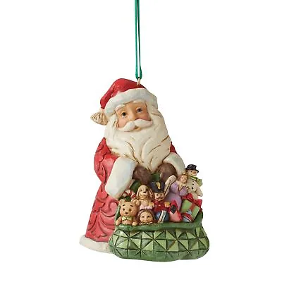 $8 • Buy Enesco Jim Shore Heartwood Creek Santa Worldwide Event Ornament 3.54 Inch