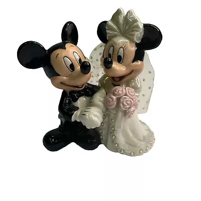 Disney Mickey Mouse Minnie & Mouse Married Couple Wedding Dress Figure Sri Lanka • $27.99