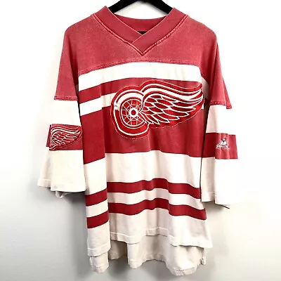 VINTAGE Detroit Redwings Sweatshirt NHL Hockey Large • $55