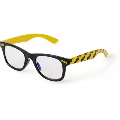 Batman Kids Clear Lens Glasses - Black & Yellow - American Brand • $44.95