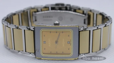 £189.99 • Buy Scratchproof Ladies Rado Integral 18mm Gold/Silver Ceramic 153.0319.3  Watch