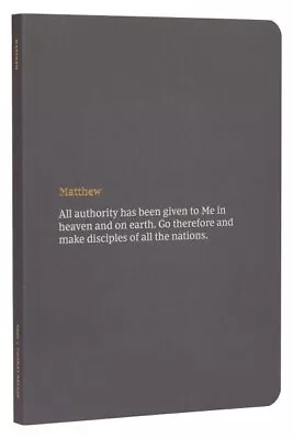 Matthew : New King James Version Bible Journal Paperback By Thomas Nelson Pu... • $28.54