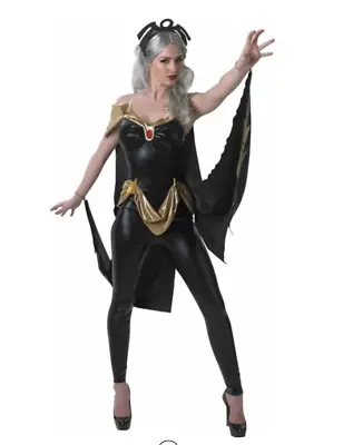 Rubie's Marvel X-men Storm Jumpsuit Women Adult Small 2-6 Halloween Costume New • $49.97