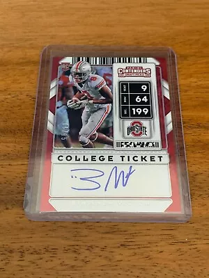 2020 Panini Contenders Draft Binjimen Victor Auto Diamond  Ticket Giants Sp /15 • $49.99