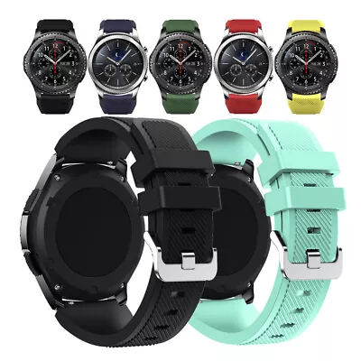 22mm Replacement Silicon Sport Band Strap For Samsung Gear S3 Frontier Classic • $6.36